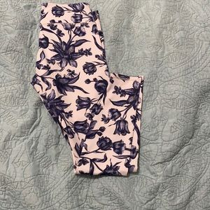 Fabletics Floral High Rise Power Hold Leggings